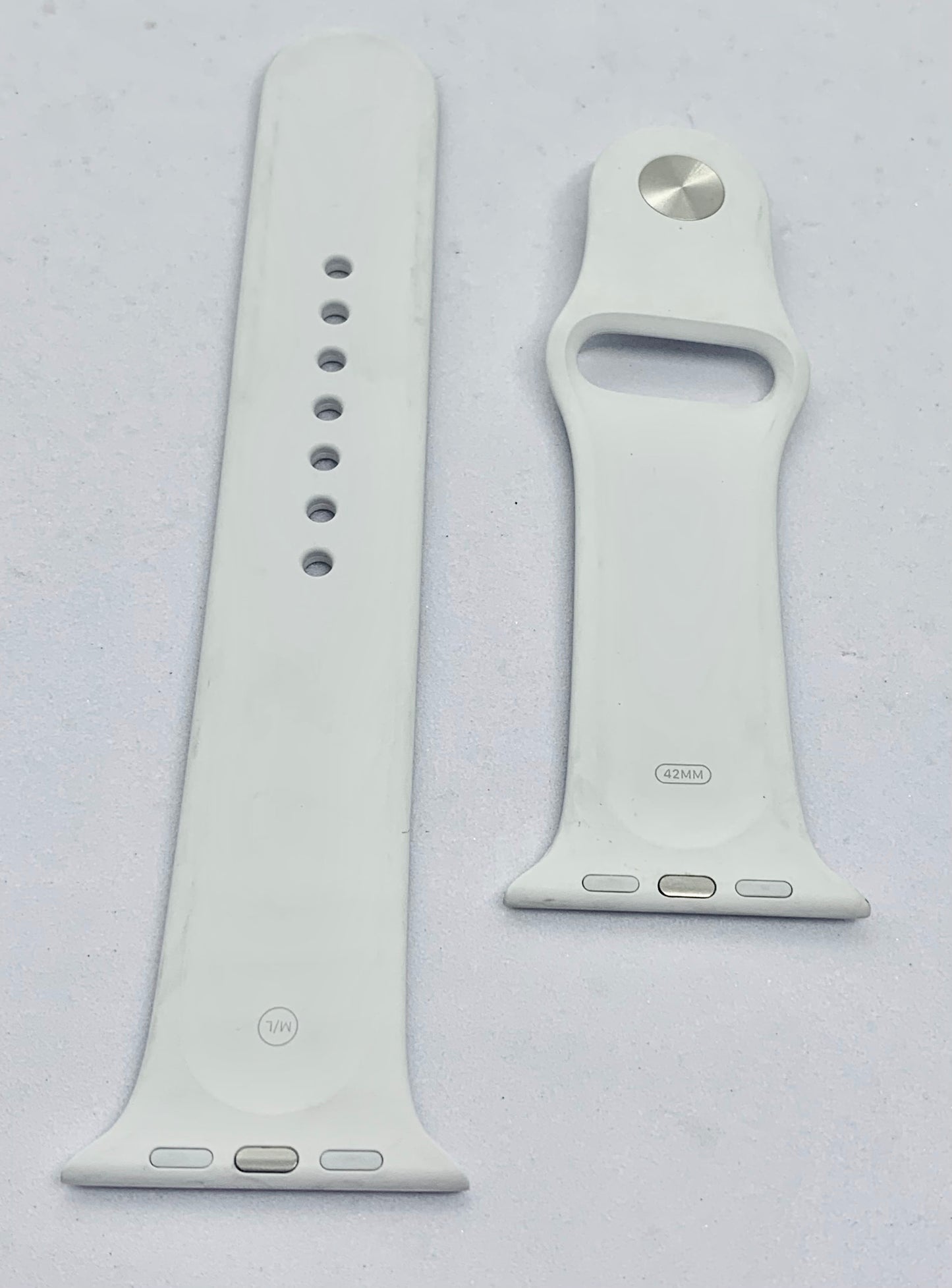 Apple Watch Correa Original Usada, 42 MM, L/M color Blanco