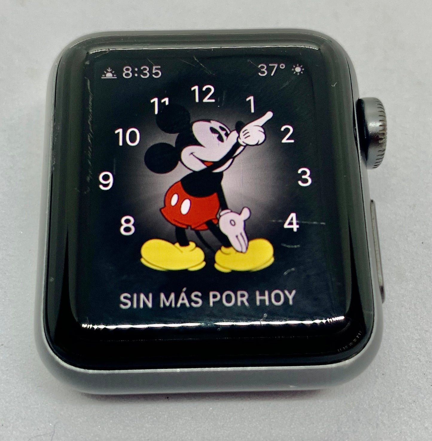 Apple Watch Series 3 38 MM (GPS) Aluminium Case Ion X Glass Composite Back GPS WR 50M, USADO