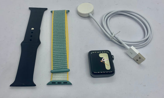 Apple Watch Series 3 38 MM (GPS)  Aluminium Case Ion X Glass Composite Back GPS WR 50M