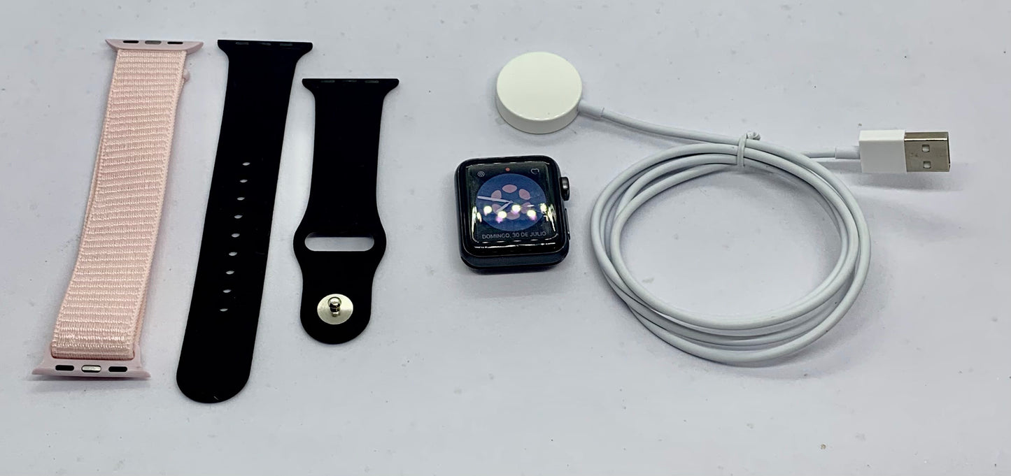 Apple Watch Series 3 38 MM (GPS) Aluminium Case Ion X Glass Composite Back GPS WR 50M