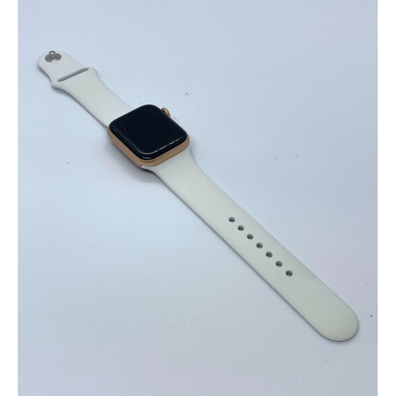 Apple Watch (gps) Series 5 40mm Aluminio Gold Correa  Blanca