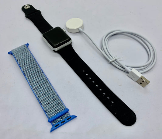 Apple Watch Series 3 38 MM (GPS)  Aluminium Case Ion X Glass Composite Back GPS WR 50M, USADO