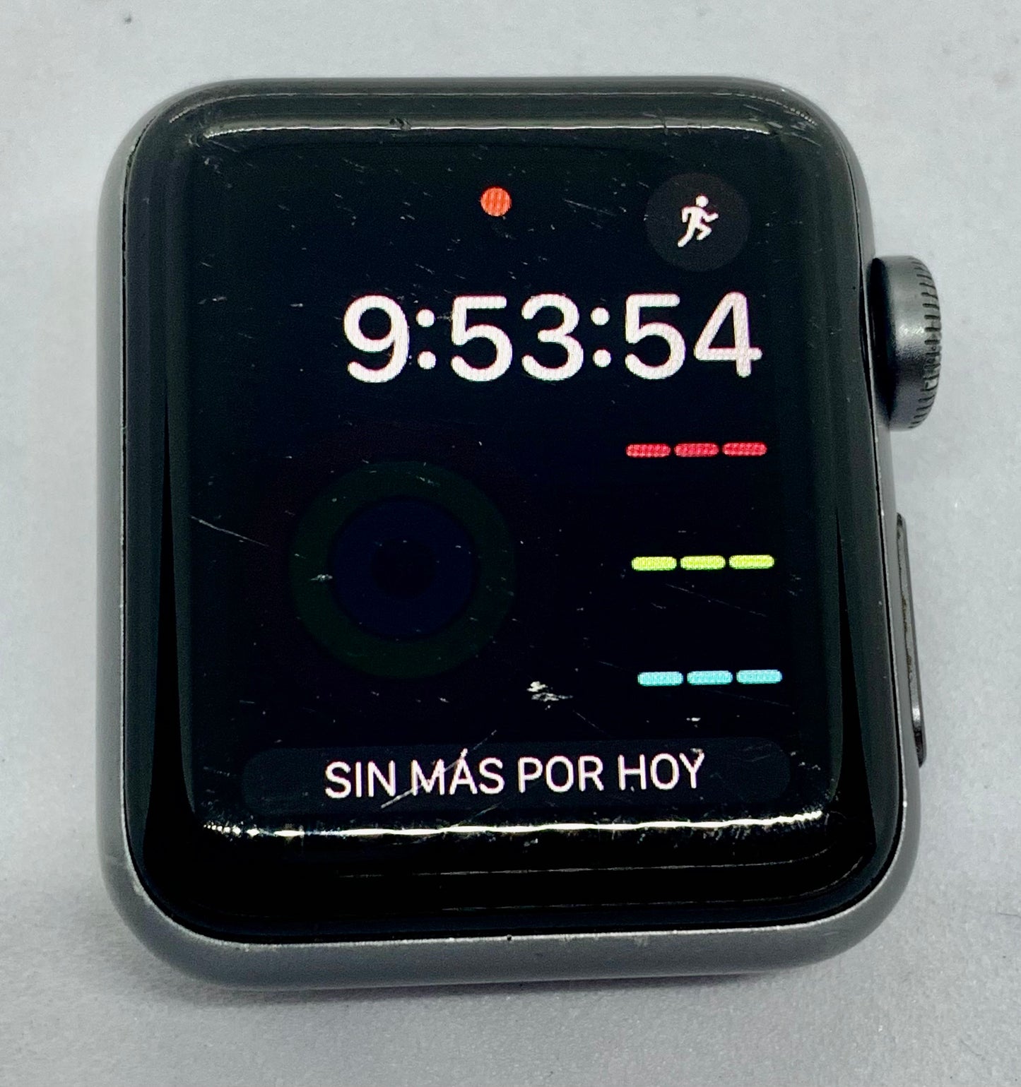 Apple Watch Series 3 38 MM (GPS)  Aluminium Case Ion X Glass Composite Back GPS WR 50M, USADO