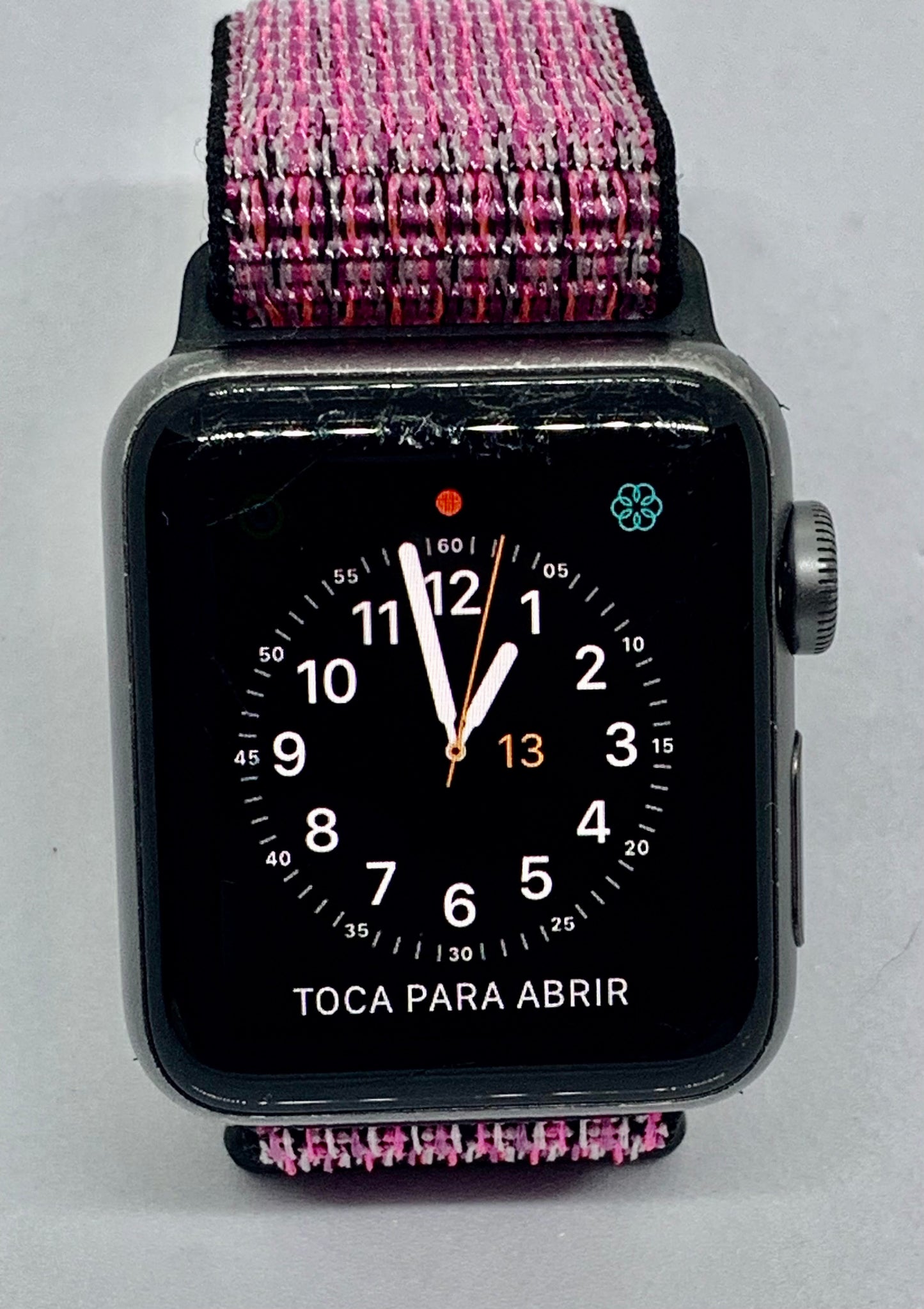Apple Watch Series 3 38 MM (GPS)  Aluminium Case Ion X Glass Composite Back GPS WR 50M, USADO