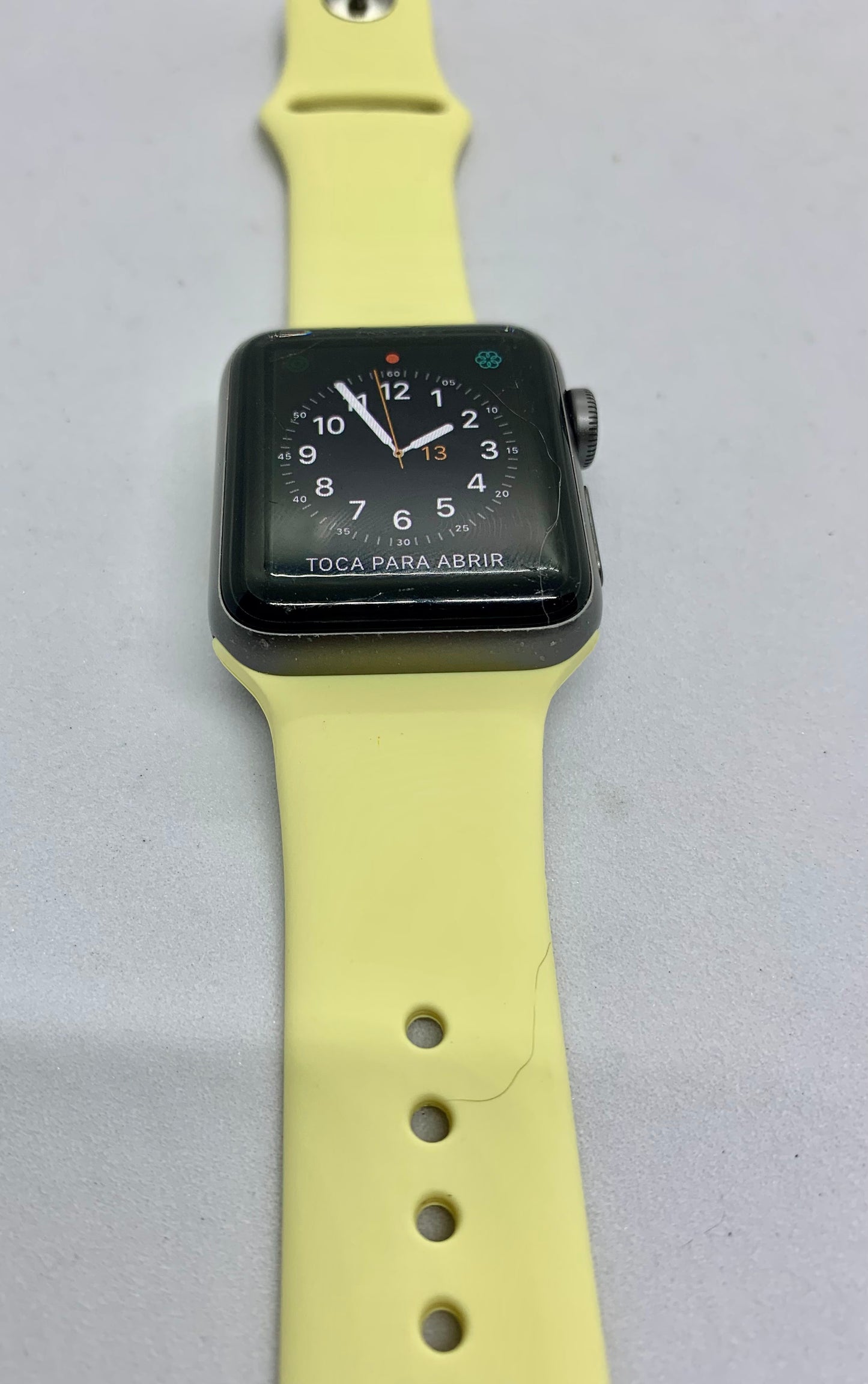 Apple Watch Series 3 38 MM (GPS)  Aluminium Case Ion X Glass Composite Back GPS WR 50M, USADO