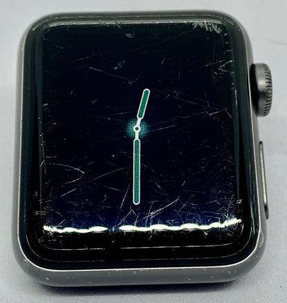 Apple Watch Series 3 38 MM (GPS)  Aluminium Case Ion X Glass Composite Back GPS WR 50M, USADO