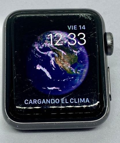 Apple Watch Series 3 38 MM (GPS)  Aluminium Case Ion X Glass Composite Back GPS WR 50M, USADO