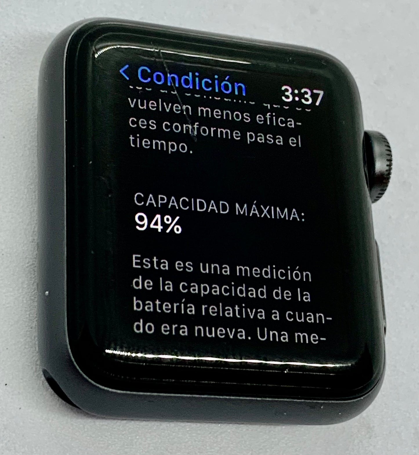 Apple Watch Series 3 (gps) Gris Espacial 38 Mm Correa Negro