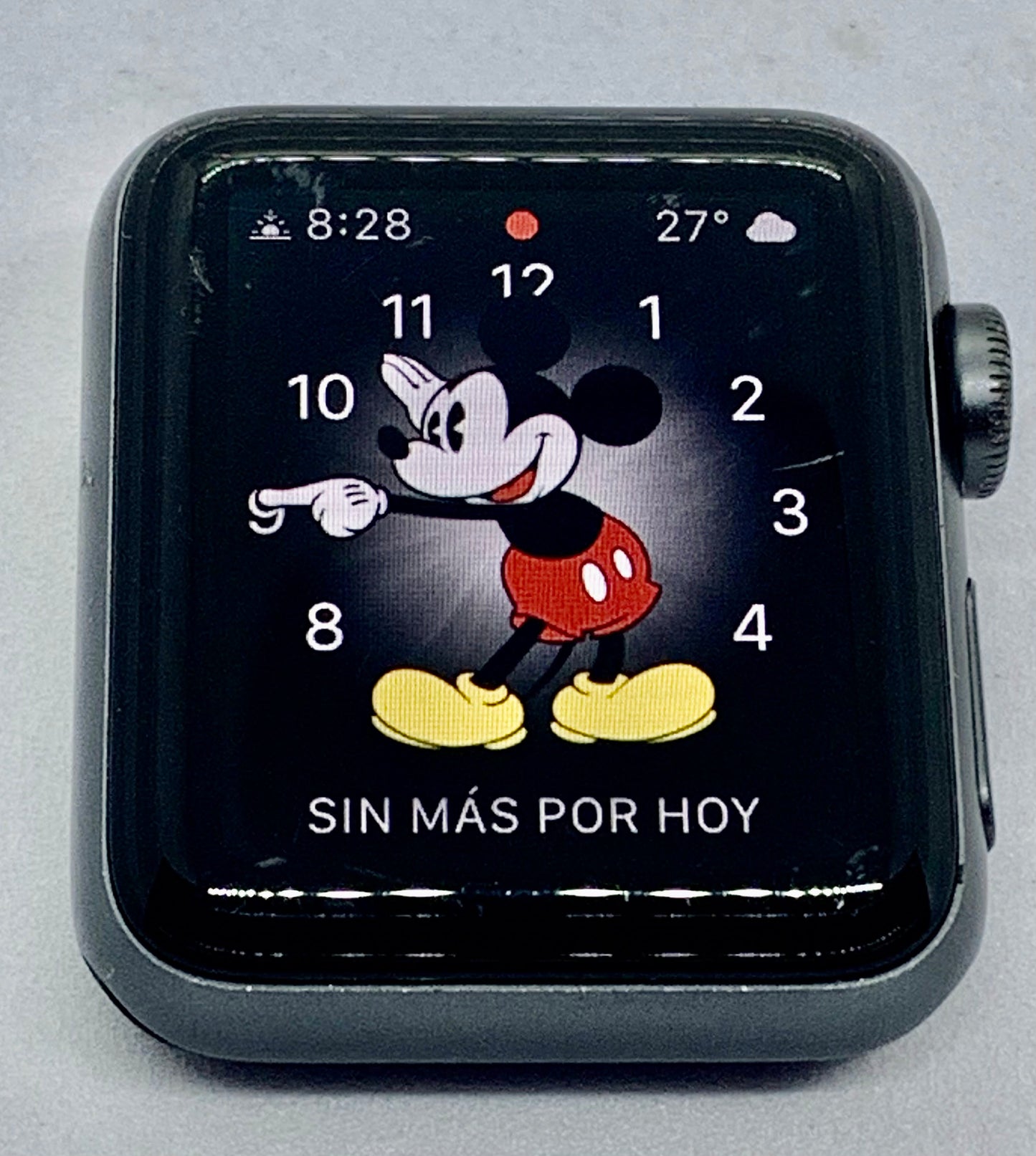 Apple Watch Series 3 38 MM (GPS)  Aluminium Case Ion X Glass Composite Back GPS WR 50M
