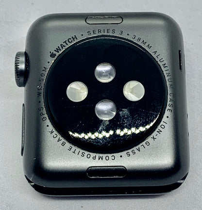Apple Watch Series 3 Gps,  Gris Espacial, 38 Mm Correa Negro
