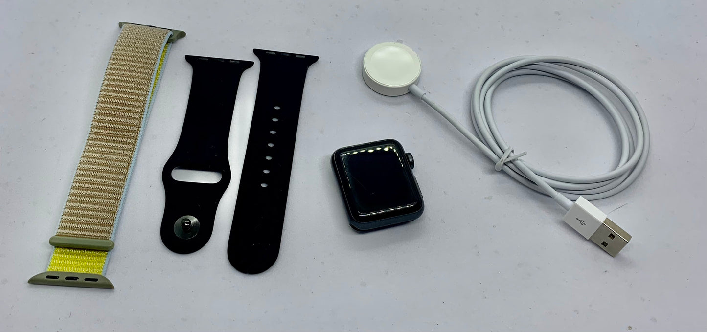 Apple Watch Series 3 Gps,  Gris Espacial, 38 Mm Correa Negro