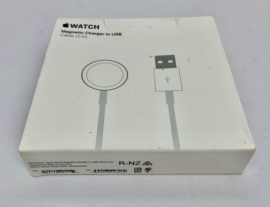 Cable de carga magnetica rapida a USB para el Apple Watch con caja.