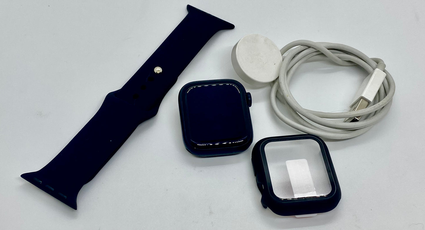 Apple Watch Series 7 41 MM Aluminium & Ceramic Case 10-X GLASS GPS LTE WR-50M