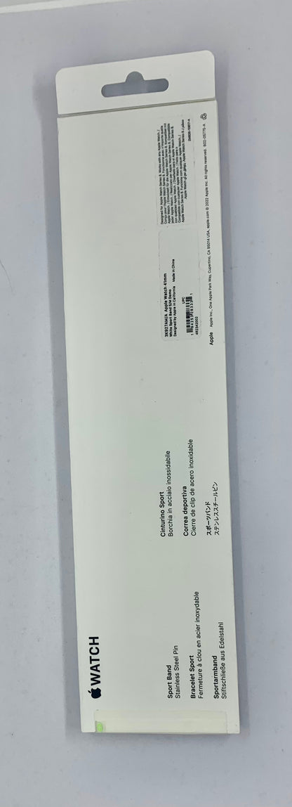 Apple watch Correa, Original, 41mm White Sport Band - S/M