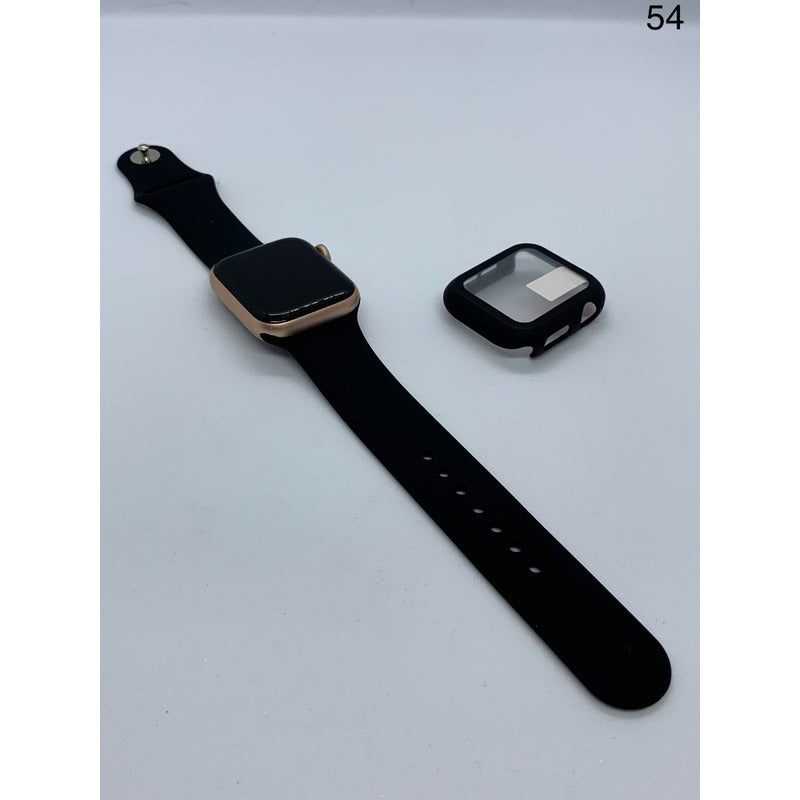 Apple Watch Series 4,40mm,  GPS, Aluminio Gold Correa Negra, USADO
