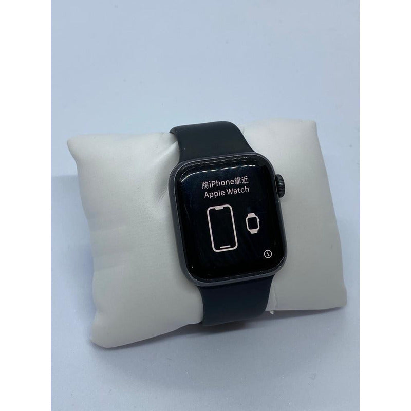 Apple Watch (gps) Series,5,40mm,aluminio Silver Correa Negra