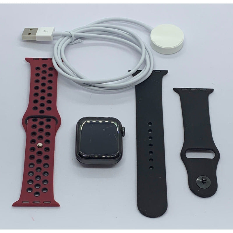 Apple Watch (gps)series 5 40mm Gris Espacial, Correa Negra