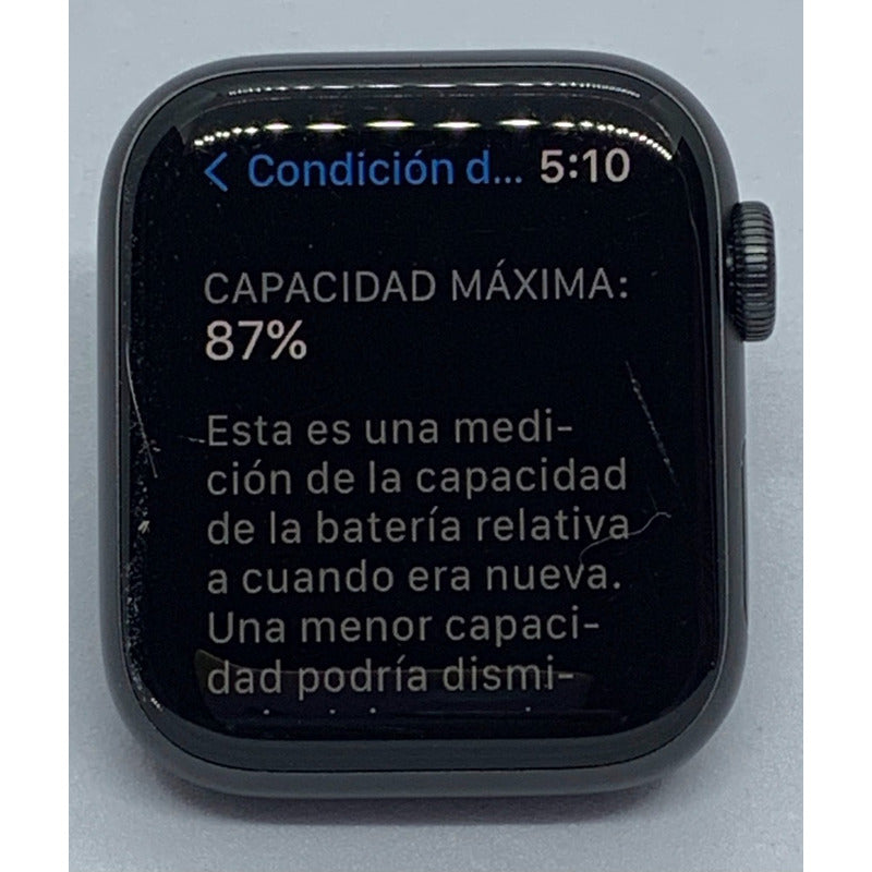 Apple Watch (gps)series 5 40mm Gris Espacial, Correa Negra